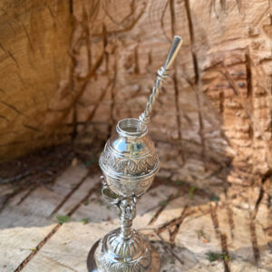 Mate de copa, yerbera y azucarera